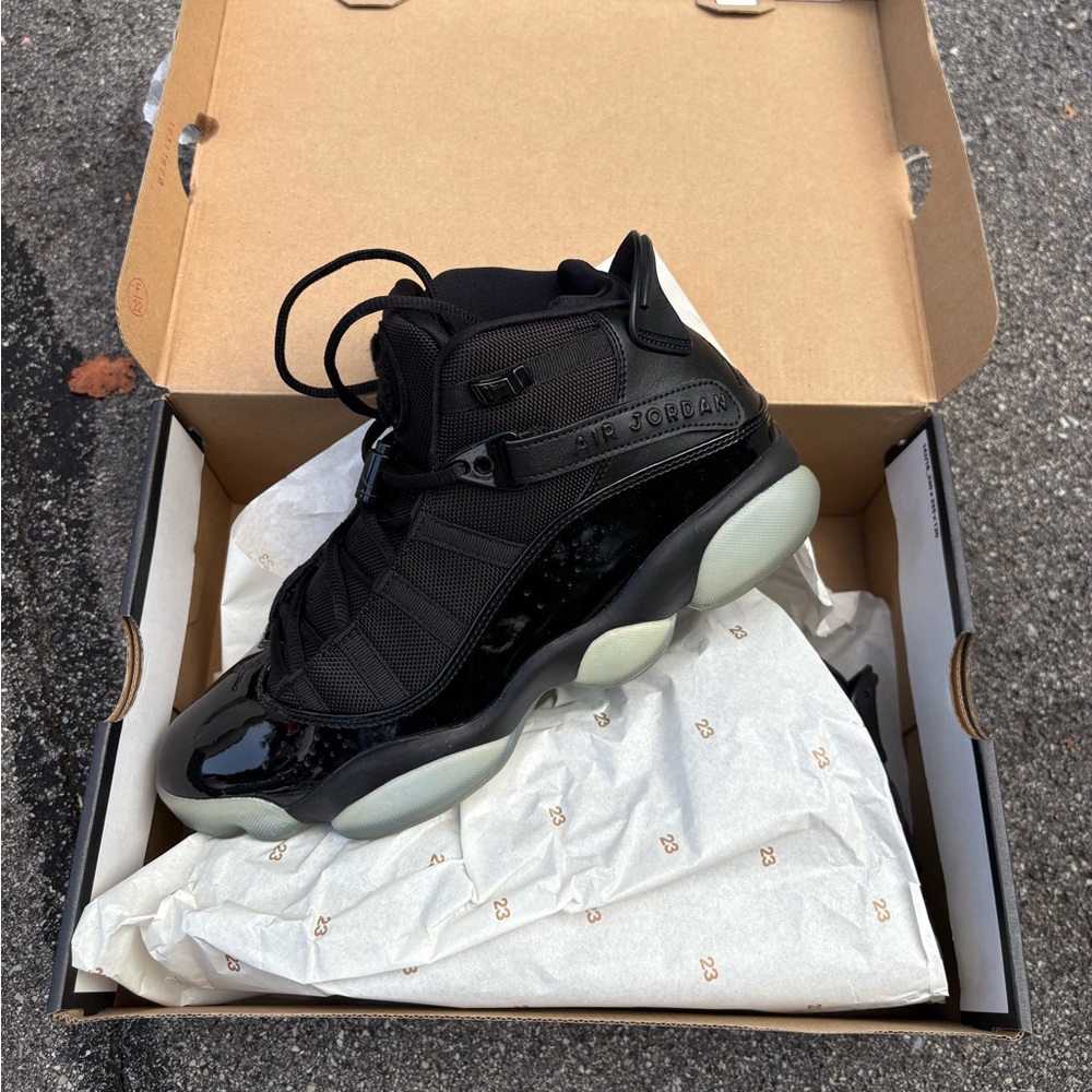 Air Jordan Black and White Sneakers